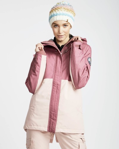 Куртка для сноуборда женская BILLABONG Sienna Crushd Berry, фото 2
