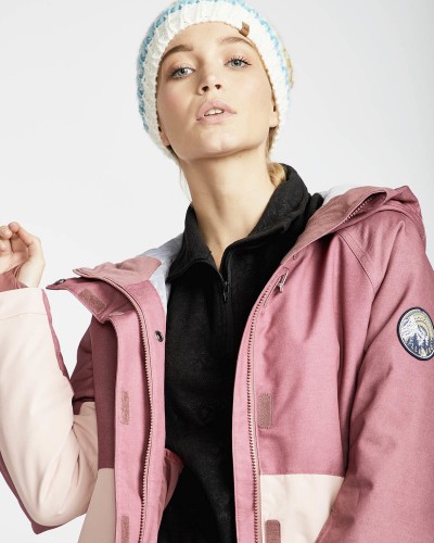Куртка для сноуборда женская BILLABONG Sienna Crushd Berry, фото 5